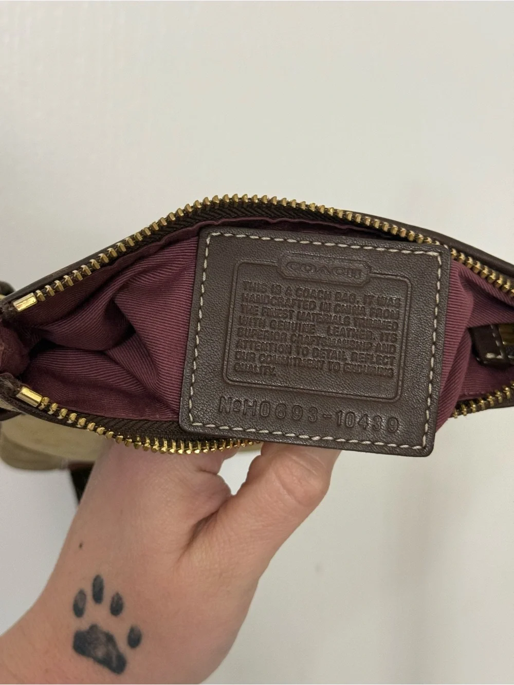 Coach patchwork swingpack